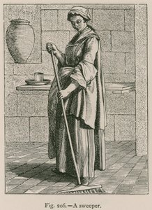 Un balayeur - French School