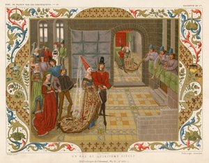 Un bal du XVe siècle - French School