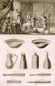 Salon de coiffure et outils de coiffeur, de l