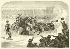 Une corrida à Madrid - French School