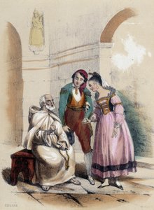 Un couple se mariant à l