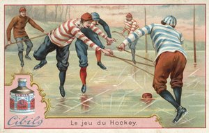 Un jeu de hockey