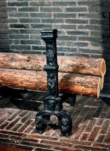 Une grille (détail) - French School