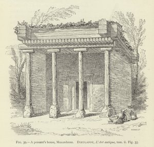Maison de paysan, Mazandéran - French School