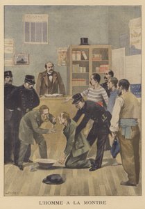 Un voleur qui a avalé une montre qu