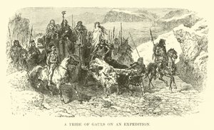 Une tribu de Gaulois en expédition - French School