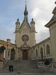 Vue de la Chapelle du Château - French School