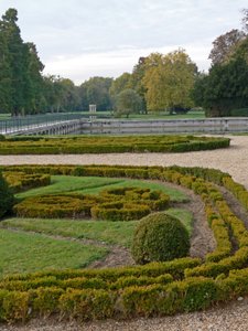 Vue du Château : les jardins - French School