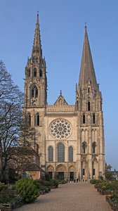 Vue de la façade ouest - French School