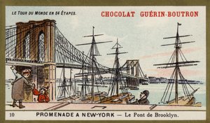 Promenade à New York - le pont de Brooklyn