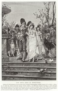 Un mariage sous le Directoire, Révolution française, 1795-1799