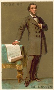 Abraham Lincoln, homme politique américain - French School