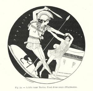 Achille tuant Troïlus - French School