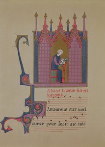 Adam de la Halle (1240-1288/1306), fac-similé d