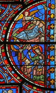 Adoration des Rois Mages; Les Rois Mages avertis en rêve