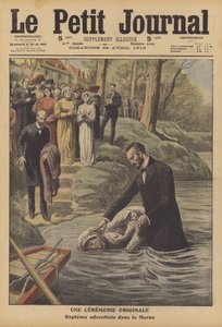 Baptême adventiste dans la rivière Marne - French School