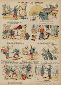 Aventures de Dumanet, un soldat français, au Tonkin - French School