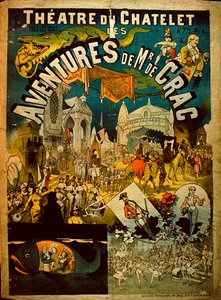 Aventures de M. De Crac - Affiche de cirque française