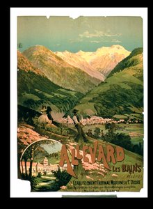 Publicité pour Allevard Les Bains, Isère