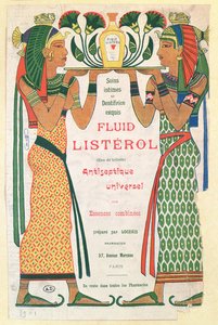 Publicité pour le Fluid Listerol, 1901 - French School