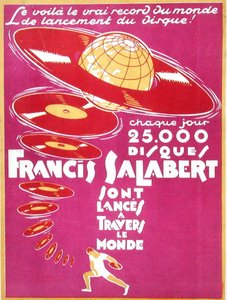 Publicité pour Francis Salabert Disques - French School
