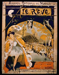 Publicité pour la comédie musicale Le Rêve, à l