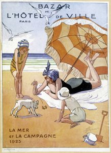 Publicité "Bazar Hôtel de Ville".