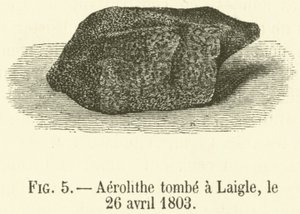 Aérolithe tombé à L