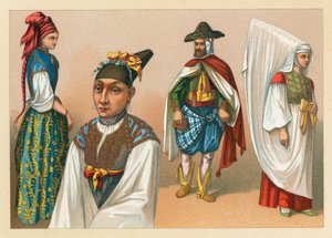 Costume africain - French School