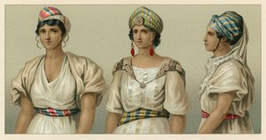 Costume africain - French School