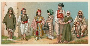 Costume africain - French School