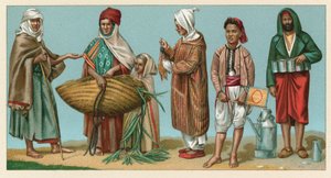 Costume africain - French School