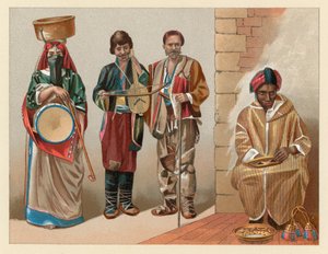 Costume africain - French School