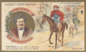 Alexandre Dumas (1802-1870), écrivain français, auteur de "Les trois mousquetaires", roman (1844) - French School