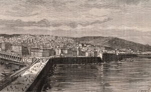 Alger - Algérie - gravure dans 