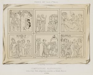 Compositions allégoriques - French School