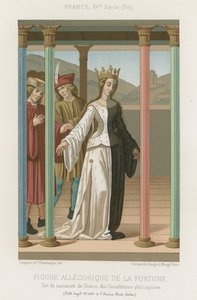 Figure allégorique de la Fortune - French School