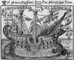 Allégorie de la puissance française : « Le navire de l