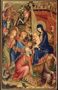 Altarolo del Bargello : adoration des Mages (diptyque du Bargello, adoration des Mages)