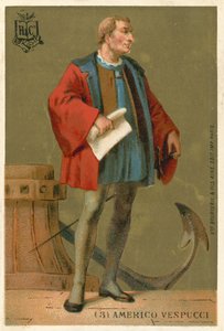 Amerigo Vespucci, navigateur italien - French School