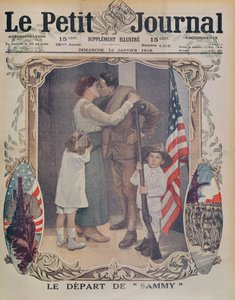 Un soldat américain partant pour l