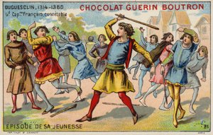 Un épisode de la jeunesse de Bertrand du Guesclin, Connétable de France - French School