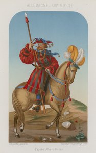 Un noble à cheval - French School