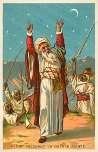 Un uléma prêchant le Jihad - French School