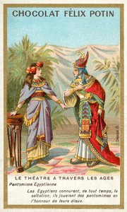 Pantomime égyptienne ancienne - French School