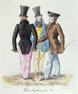 Anglomaniacs, vers 1830 - French School