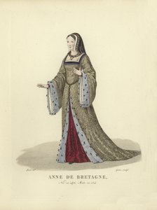Anne de Bretagne, reine consort de Charles VIII et Louis XII de France - French School