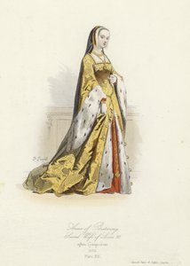Anne de Bretagne, seconde épouse de Louis XII de France - French School