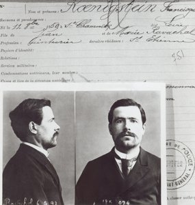Forme anthropométrique de François Claudius Koenigstein, dit Ravachol (1859-92) - French School