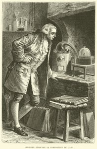 Antoine Lavoisier découvre la composition de l